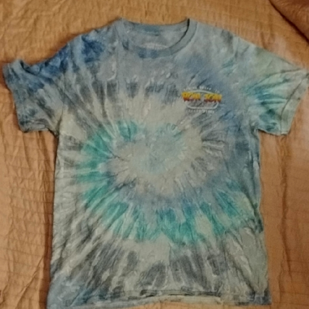 Ron Jon Blue and White Tie-Dye Tee